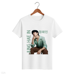 CAMISETA JUNG HAE IN - OPÇÃO 1 - UNISSEX - 3 DIAS ÚTEIS PARA ENVIO
