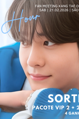 SORTEIO INGRESSO PACOTE VIP 2 - KANG TAE OH + 200,00 EM DINHEIRO - 4 GANHADORES