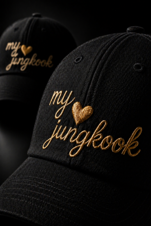 BONÉ BORDADO JUNGKOOK - OPÇÃO 9 - 5 DIAS ÚTEIS PARA ENVIO