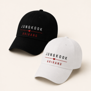 BONÉ BORDADO JUNGKOOK - OPÇÃO 39 - PRODUÇÃO PREMIUM SOB ENCOMENDA E LIMITADA