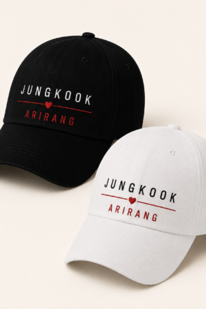 BONÉ BORDADO JUNGKOOK - OPÇÃO 39 - PRODUÇÃO PREMIUM SOB ENCOMENDA E LIMITADA