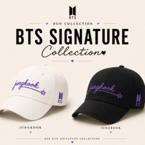 BONÉ BORDADO JUNGKOOK - OPÇÃO 53 - PRODUÇÃO PREMIUM SOB ENCOMENDA E LIMITADA