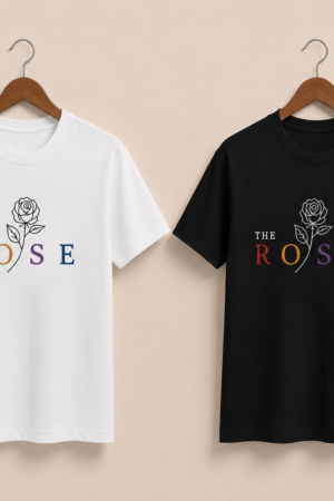 CAMISETA THE ROSE - OPÇÃO 24 - T-SHIRT FEMININA - 3 DIAS ÚTEIS PARA ENVIO