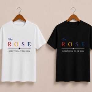 CAMISETA THE ROSE - OPÇÃO 28 - UNISSEX - 3 DIAS ÚTEIS PARA ENVIO