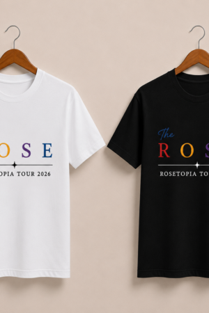 CAMISETA THE ROSE - OPÇÃO 28 - T-SHIRT FEMININA - 3 DIAS ÚTEIS PARA ENVIO