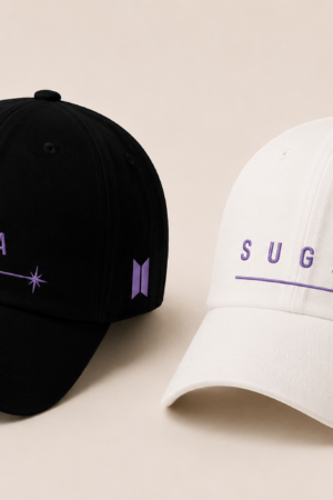BONÉ BORDADO SUGA - OPÇÃO 11 - PRODUÇÃO PREMIUM SOB ENCOMENDA E LIMITADA