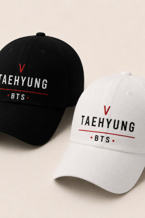 BONÉ BORDADO TAEHYUNG - OPÇÃO 41- PRODUÇÃO PREMIUM SOB ENCOMENDA E LIMITADA