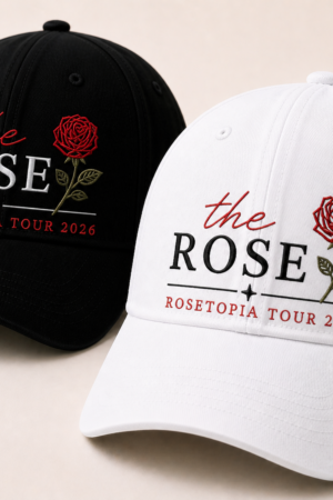 BONÉ BORDADO THE ROSE - OPÇÃO 39 - PRODUÇÃO PREMIUM SOB ENCOMENDA E LIMITADA