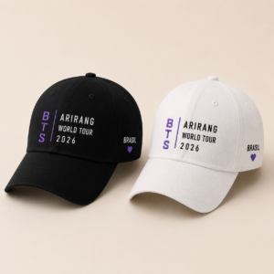 BONÉ BORDADO BTS - OPÇÃO 103 - PRODUÇÃO PREMIUM SOB ENCOMENDA E LIMITADA