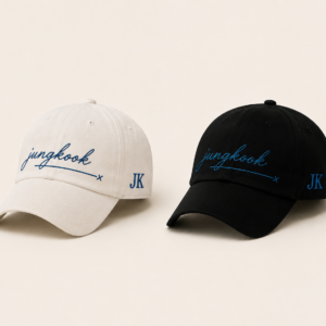 BONÉ BORDADO JUNGKOOK - OPÇÃO 36 - PRODUÇÃO PREMIUM SOB ENCOMENDA E LIMITADA