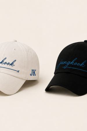 BONÉ BORDADO JUNGKOOK - OPÇÃO 36 - PRODUÇÃO PREMIUM SOB ENCOMENDA E LIMITADA