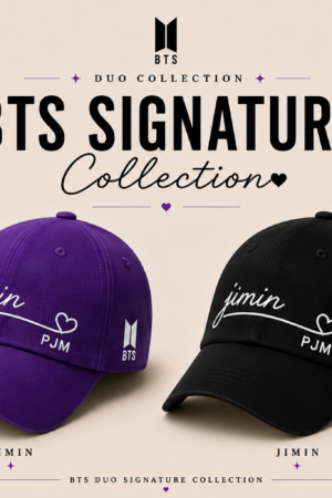 BONÉ BORDADO PARK JIMIN - OPÇÃO 33 - PRODUÇÃO PREMIUM SOB ENCOMENDA E LIMITADA