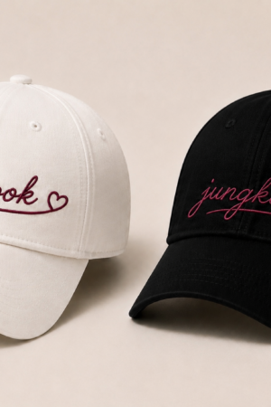 BONÉ BORDADO JUNGKOOK - OPÇÃO 9 - 5 DIAS ÚTEIS PARA ENVIO