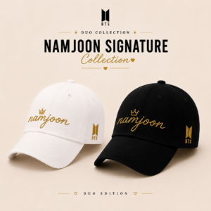 BONÉ BORDADO NAMJOON - OPÇÃO 32 - PRODUÇÃO PREMIUM SOB ENCOMENDA E LIMITADA