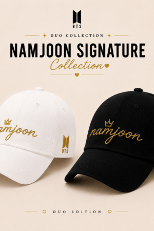 BONÉ BORDADO NAMJOON - OPÇÃO 32 - PRODUÇÃO PREMIUM SOB ENCOMENDA E LIMITADA