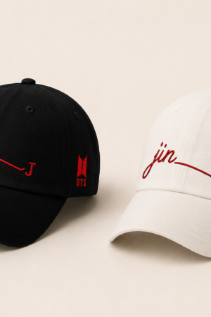 BONÉ BORDADO JIN - OPÇÃO 30 - PRODUÇÃO PREMIUM SOB ENCOMENDA E LIMITADA