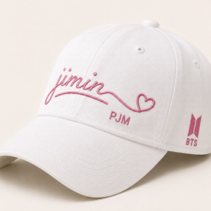 BONÉ BORDADO PARK JIMIN - OPÇÃO 29 - PRODUÇÃO PREMIUM SOB ENCOMENDA E LIMITADA