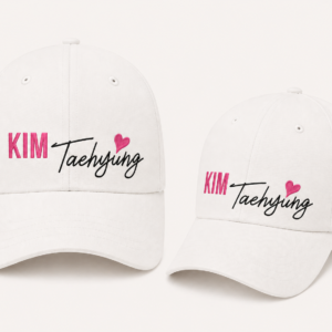 BONÉ BORDADO TAEHYUNG - OPÇÃO 35 - PRODUÇÃO PREMIUM SOB ENCOMENDA E LIMITADA