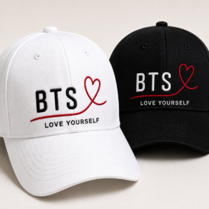 BONÉ BORDADO BTS - OPÇÃO 14 - PRODUÇÃO PREMIUM SOB ENCOMENDA E LIMITADA