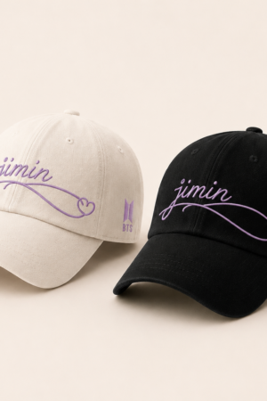 BONÉ BORDADO PARK JIMIN - OPÇÃO 28 - PRODUÇÃO PREMIUM SOB ENCOMENDA E LIMITADA
