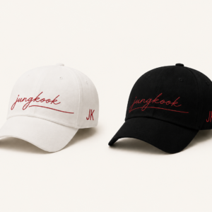 BONÉ BORDADO JUNGKOOK - OPÇÃO 35 - PRODUÇÃO PREMIUM SOB ENCOMENDA E LIMITADA