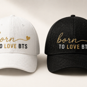 BONÉ BORDADO BTS - OPÇÃO 36 - PRODUÇÃO PREMIUM SOB ENCOMENDA E LIMITADA