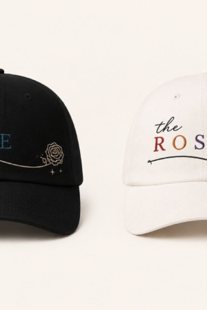 BONÉ BORDADO THE ROSE - OPÇÃO 88 - PRODUÇÃO PREMIUM SOB ENCOMENDA E LIMITADA