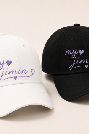 BONÉ BORDADO PARK JIMIN - OPÇÃO 3 - 5 DIAS ÚTEIS PARA ENVIO