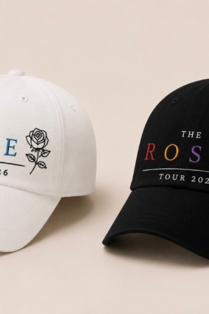 BONÉ BORDADO THE ROSE - OPÇÃO 40 - PRODUÇÃO PREMIUM SOB ENCOMENDA E LIMITADA
