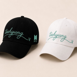 BONÉ BORDADO TAEHYUNG - OPÇÃO 52 - PRODUÇÃO PREMIUM SOB ENCOMENDA E LIMITADA