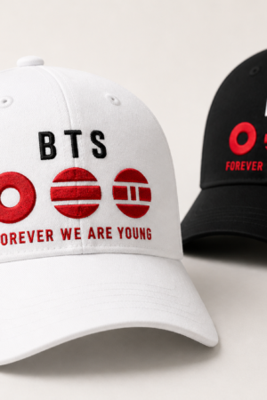 BONÉ BORDADO BTS - OPÇÃO 2 - 5 DIAS ÚTEIS PARA ENVIO