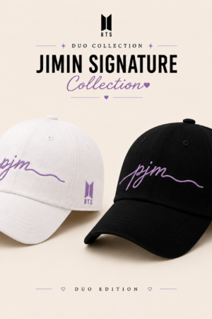 BONÉ BORDADO PARK JIMIN - OPÇÃO 21 - PRODUÇÃO PREMIUM SOB ENCOMENDA E LIMITADA