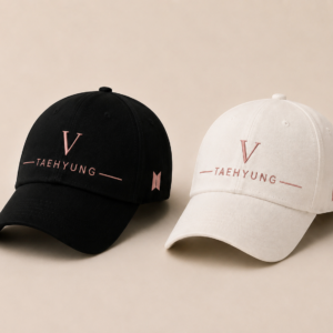 BONÉ BORDADO TAEHYUNG - OPÇÃO 25 - PRODUÇÃO PREMIUM SOB ENCOMENDA E LIMITADA