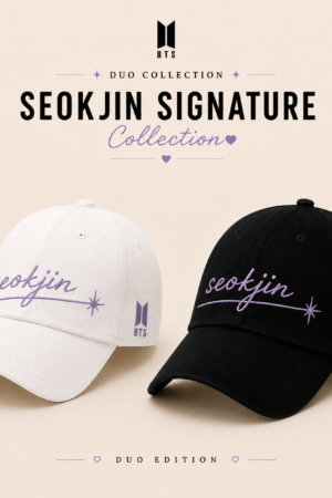 BONÉ BORDADO JIN - OPÇÃO 20 - PRODUÇÃO PREMIUM SOB ENCOMENDA E LIMITADA