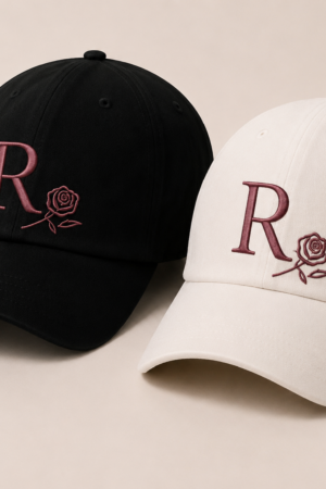 BONÉ BORDADO THE ROSE - OPÇÃO 23 - PRODUÇÃO PREMIUM SOB ENCOMENDA E LIMITADA