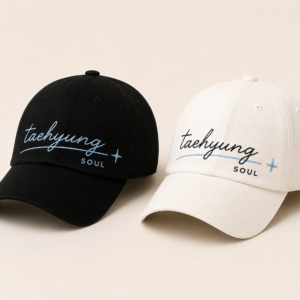 BONÉ BORDADO TAEHYUNG - OPÇÃO 30 - PRODUÇÃO PREMIUM SOB ENCOMENDA E LIMITADA