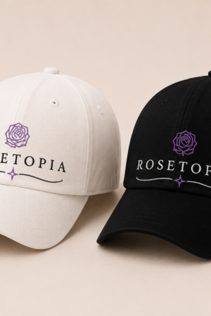 BONÉ BORDADO THE ROSE - OPÇÃO 62 - PRODUÇÃO PREMIUM SOB ENCOMENDA E LIMITADA