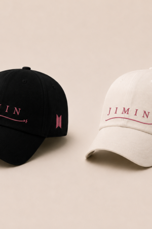 BONÉ BORDADO PARK JIMIN - OPÇÃO 17 - PRODUÇÃO PREMIUM SOB ENCOMENDA E LIMITADA