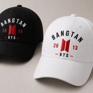 BONÉ BORDADO BTS - OPÇÃO 30 - PRODUÇÃO PREMIUM SOB ENCOMENDA E LIMITADA