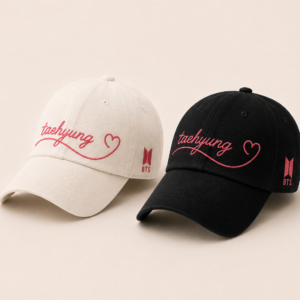 BONÉ BORDADO TAEHYUNG - OPÇÃO 54 - PRODUÇÃO PREMIUM SOB ENCOMENDA E LIMITADA