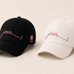 BONÉ BORDADO PARK JIMIN - OPÇÃO 31 - PRODUÇÃO PREMIUM SOB ENCOMENDA E LIMITADA