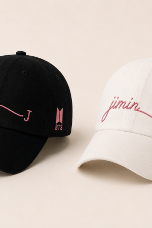 BONÉ BORDADO PARK JIMIN - OPÇÃO 31 - PRODUÇÃO PREMIUM SOB ENCOMENDA E LIMITADA