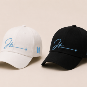 BONÉ BORDADO JUNGKOOK - OPÇÃO 21 - PRODUÇÃO PREMIUM SOB ENCOMENDA E LIMITADA