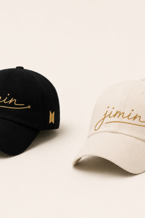 BONÉ BORDADO PARK JIMIN - OPÇÃO 25 - PRODUÇÃO PREMIUM SOB ENCOMENDA E LIMITADA