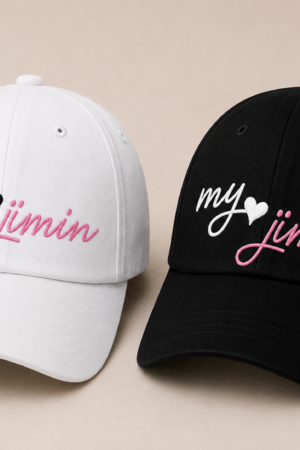 BONÉ BORDADO PARK JIMIN - OPÇÃO 2 - 5 DIAS ÚTEIS PARA ENVIO
