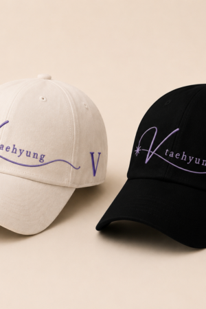 BONÉ BORDADO TAEHYUNG - OPÇÃO 23 - PRODUÇÃO PREMIUM SOB ENCOMENDA E LIMITADA