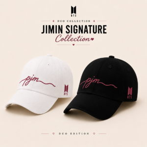 BONÉ BORDADO PARK JIMIN - OPÇÃO 24 - PRODUÇÃO PREMIUM SOB ENCOMENDA E LIMITADA