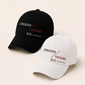 BONÉ BORDADO JUNGKOOK - OPÇÃO 43 - PRODUÇÃO PREMIUM SOB ENCOMENDA E LIMITADA