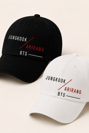 BONÉ BORDADO JUNGKOOK - OPÇÃO 43 - PRODUÇÃO PREMIUM SOB ENCOMENDA E LIMITADA