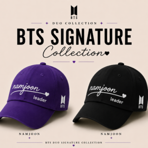 BONÉ BORDADO NAMJOON - OPÇÃO 37 - PRODUÇÃO PREMIUM SOB ENCOMENDA E LIMITADA